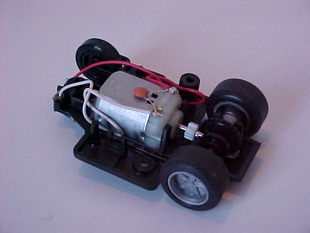 Top of chassis, from rear and side