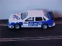Blue and white Volvo 850
