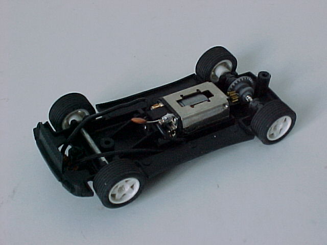 Top of chassis, from front and side