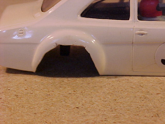 Extended wheel arch