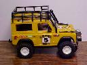 Yellow Land Rover