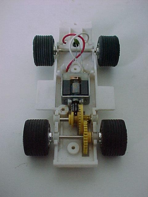 Top of chassis, from back