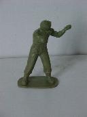 Plastic soldier with military equipment removed