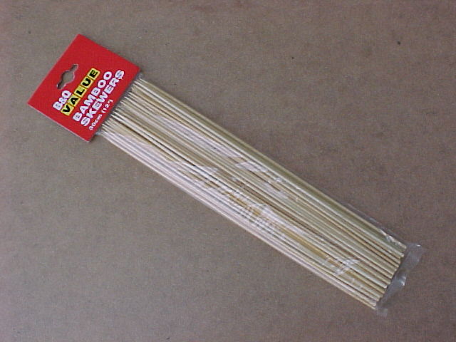 Pack of bamboo skewers