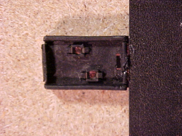 Close up of electrical connection